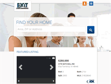 Tablet Screenshot of exitrealtygroup.net